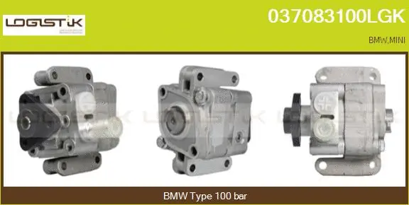 Pompe hydraulique, direction LGK 037083100LGK