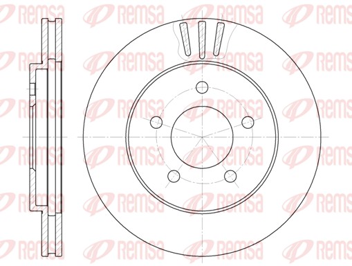 Disque de frein REMSA 6564.10