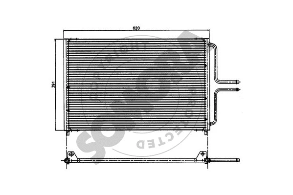 Condenseur, climatisation SOMORA 242060
