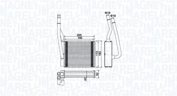 Système de chauffage MAGNETI MARELLI 350218414000
