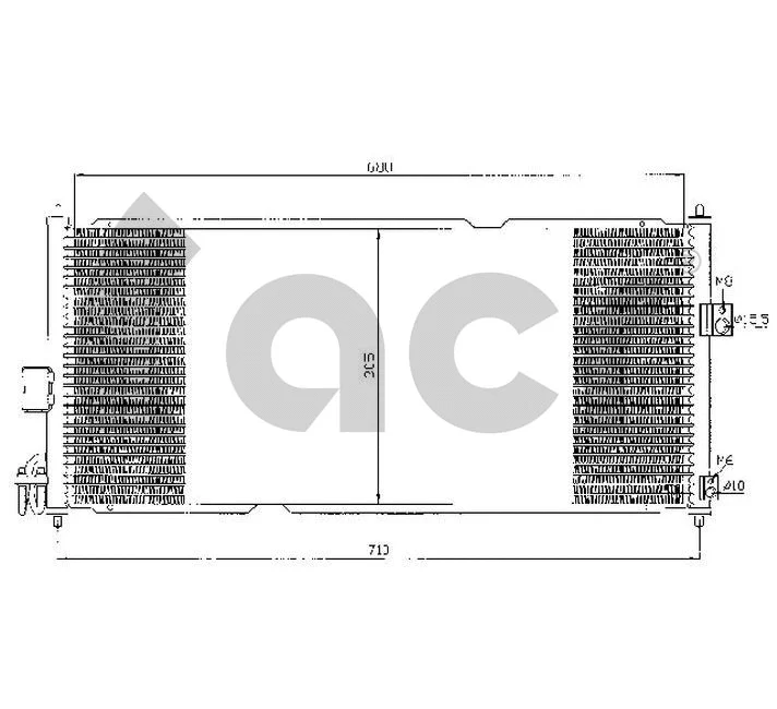 Condenseur, climatisation ACR 300368