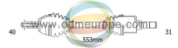 Arbre de transmission 4X4 ESTANFI EST-18-271350