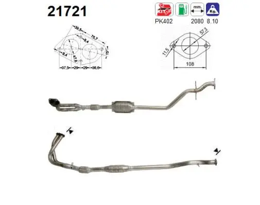 Catalyseur AS 21721
