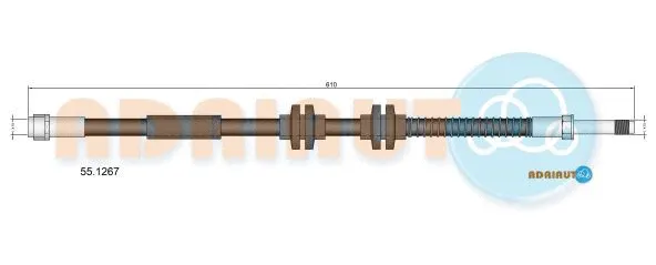 Flexible de frein ADRIAUTO 55.1267