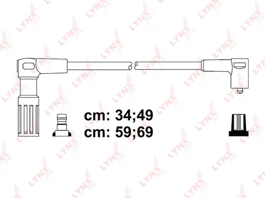 Kit de câbles d'allumage LYNXAUTO SPC4835