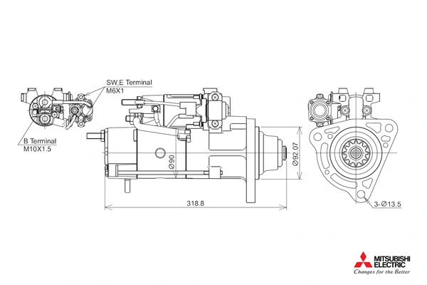 Démarreur KUTNAK AUTOMOTIVE 723540/M