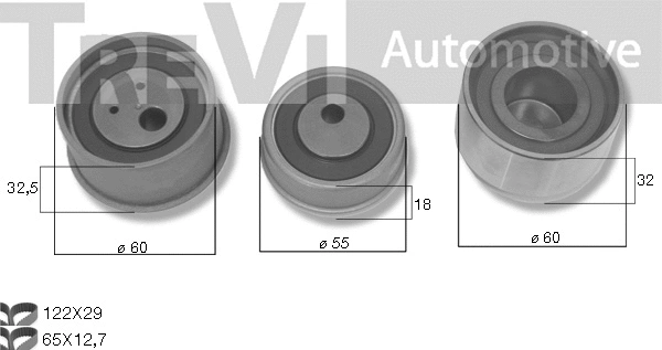 Kit de courroie crantée TREVI AUTOMOTIVE KD1508
