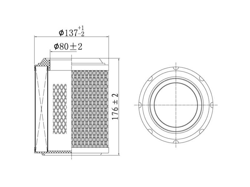 Filtre à air A.Z. Meisterteile AZMT-41-030-2056