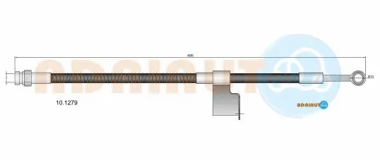 Flexible de frein ADRIAUTO 10.1279