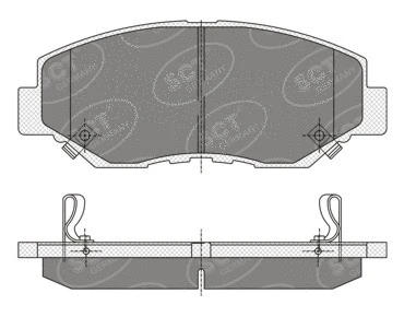 Kit de plaquettes de frein, frein à disque SCT - MANNOL SP 354 PR