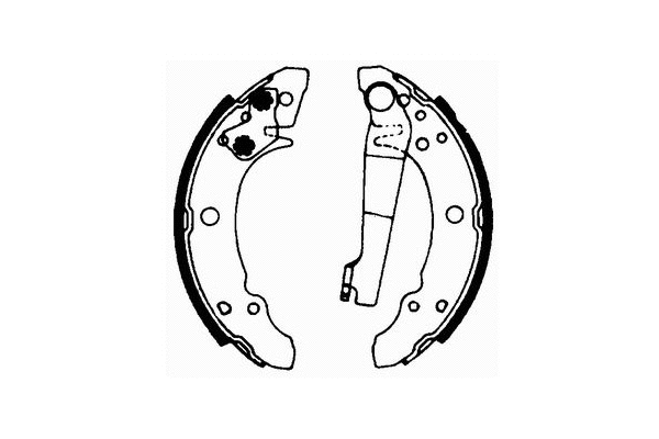 Jeu de mâchoires de frein SCT - MANNOL SS 511