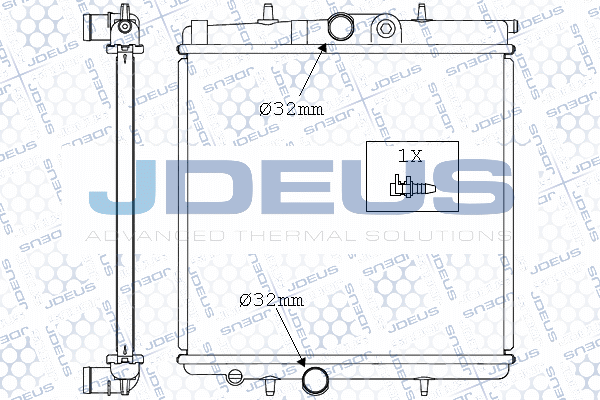 Radiateur, refroidissement du moteur JDEUS 021M36