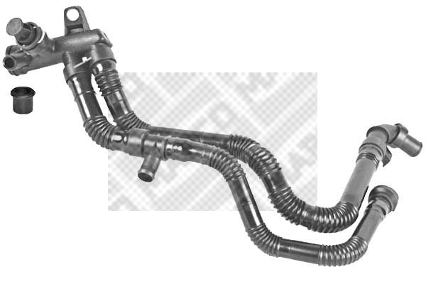 Durite de radiateur MAPCO 39017