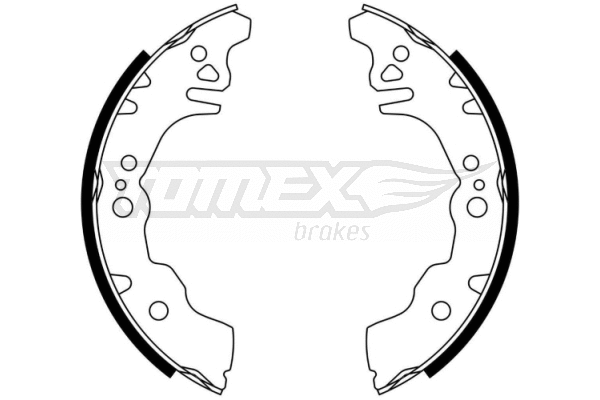 Jeu de mâchoires de frein TOMEX Brakes TX 23-08