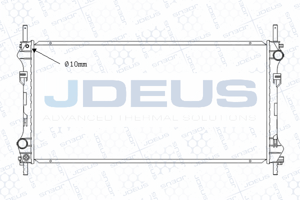 Radiateur, refroidissement du moteur JDEUS M-0121020