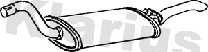 Silencieux arrière KLARIUS 230036