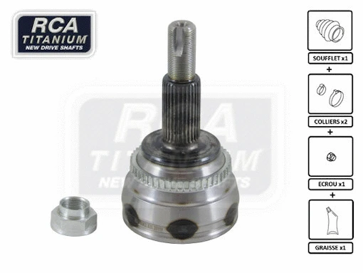 Jeu de joints, arbre de transmission RCA FRANCE RE92