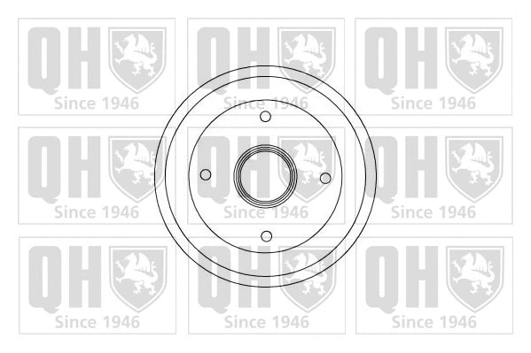 Tambour de frein QUINTON HAZELL BDR501