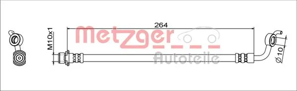 Flexible de frein METZGER 4111660