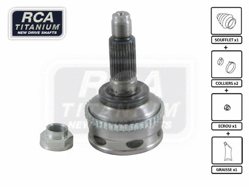 Jeu de joints, arbre de transmission RCA FRANCE MA76