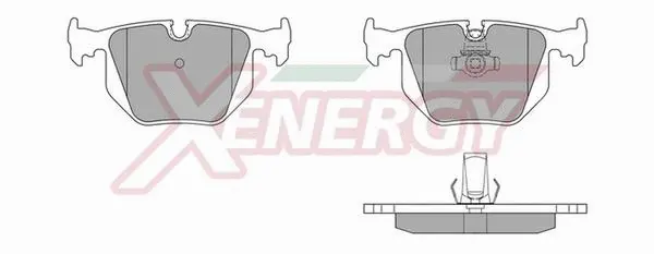 Kit de plaquettes de frein, frein à disque AP XENERGY X40883