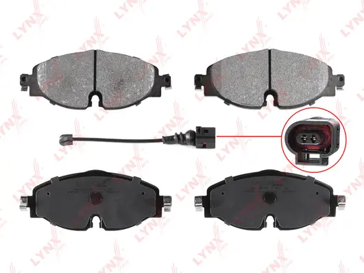 Kit de plaquettes de frein, frein à disque LYNXAUTO BD-8043