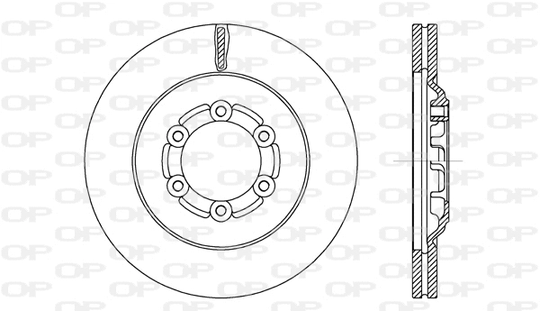 Disque de frein OPEN PARTS BDA2711.20