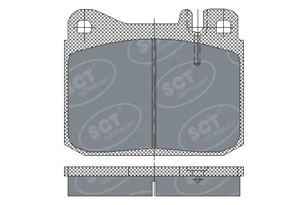 Kit de plaquettes de frein, frein à disque SCT - MANNOL SP 130 PR