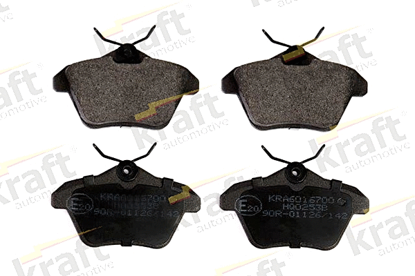 Kit de plaquettes de frein, frein à disque KRAFT AUTOMOTIVE 6016700