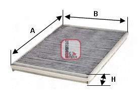 Filtre, air de l'habitacle SOFIMA S 4120 CA