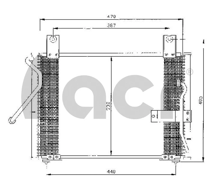 Condenseur, climatisation ACR 300423