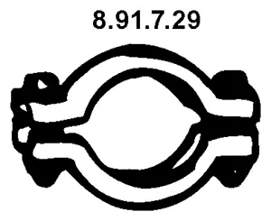 Raccord de tuyau, système d'échappement EBERSPÄCHER 8.91.7.29
