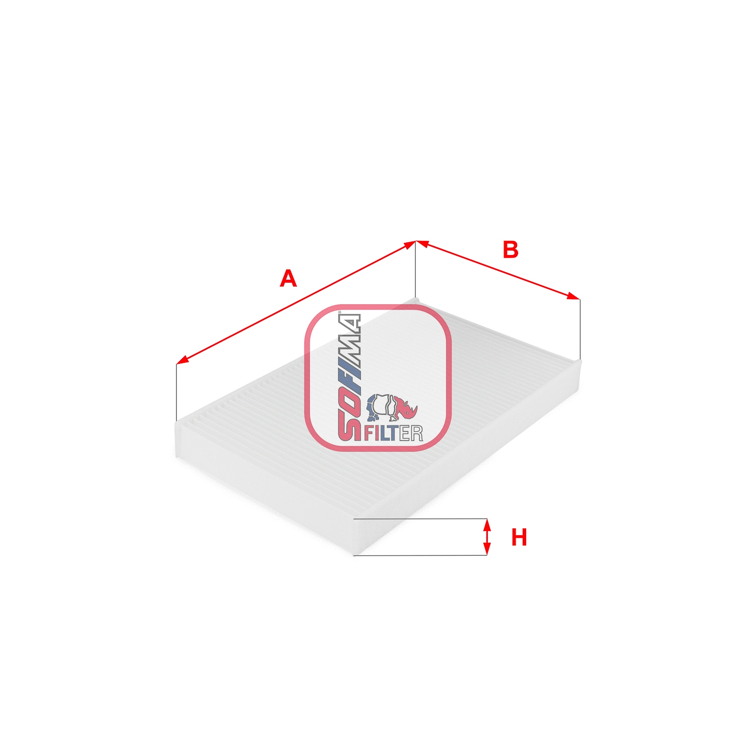 Filtre, air de l'habitacle SOFIMA S 3038 C