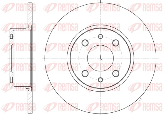 Disque de frein REMSA 6150.00