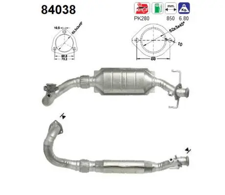 Catalyseur AS 84038