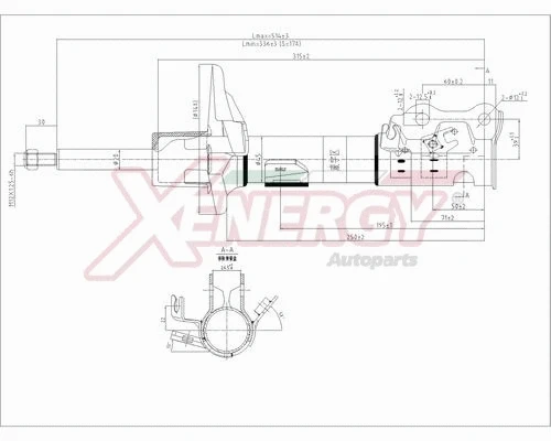 Amortisseur AP XENERGY X731338