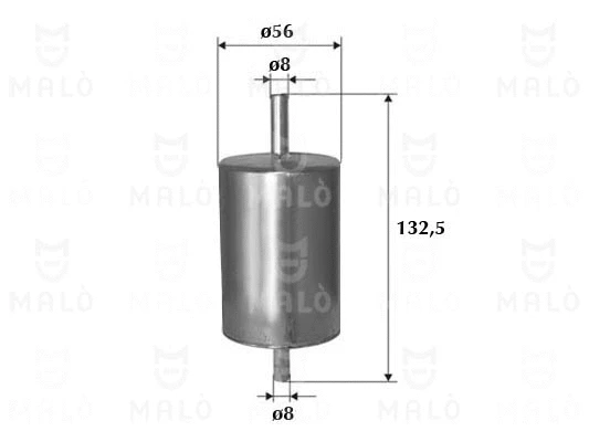 Filtre à carburant AKRON-MALÒ 1520184