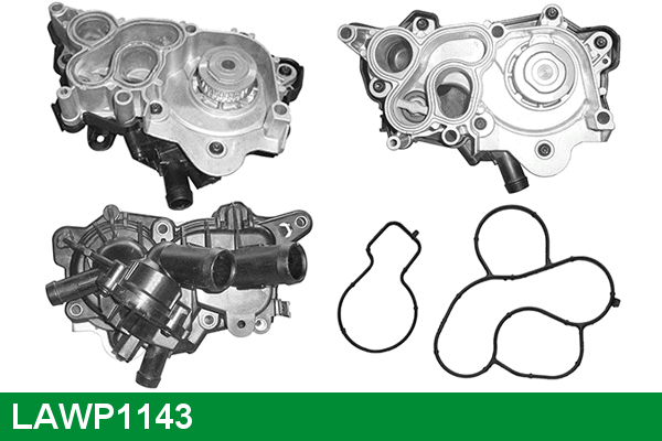 Pompe à eau, refroidissement du moteur LUCAS LAWP1143