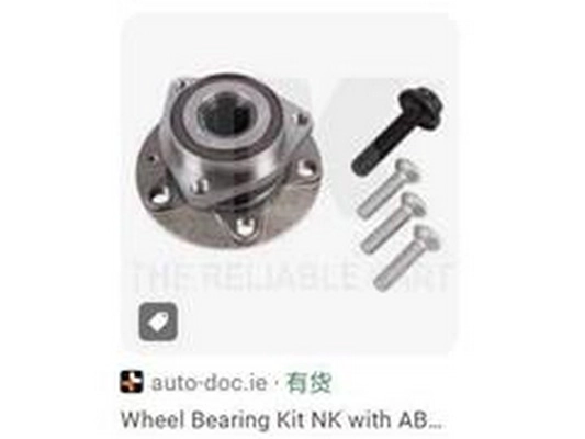 Kit de roulements de roue ZPY 8V0 498 625A
