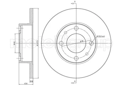Disque de frein CIFAM 800-014