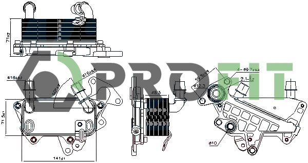 Radiateur d'huile PROFIT 1745-0066