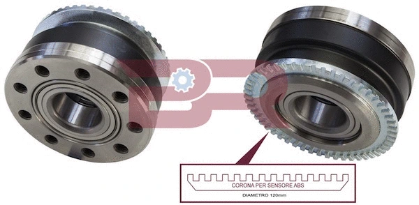Kit de roulements de roue BOTTO RICAMBI BRST6117