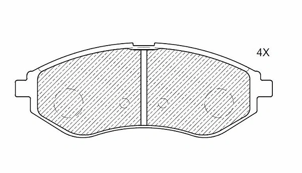 Kit de plaquettes de frein, frein à disque KLAXCAR FRANCE 24997z