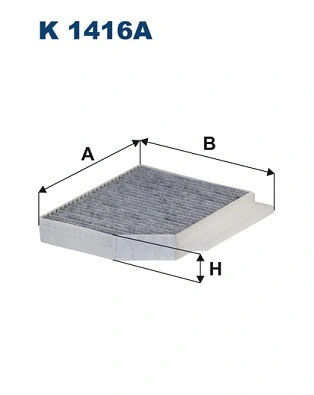 Filtre, air de l'habitacle FILTRON K 1416A