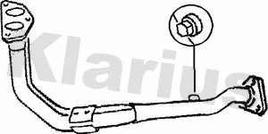Tuyau d'échappement KLARIUS 301196