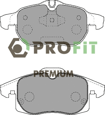 Kit de plaquettes de frein, frein à disque PROFIT 5005-1520