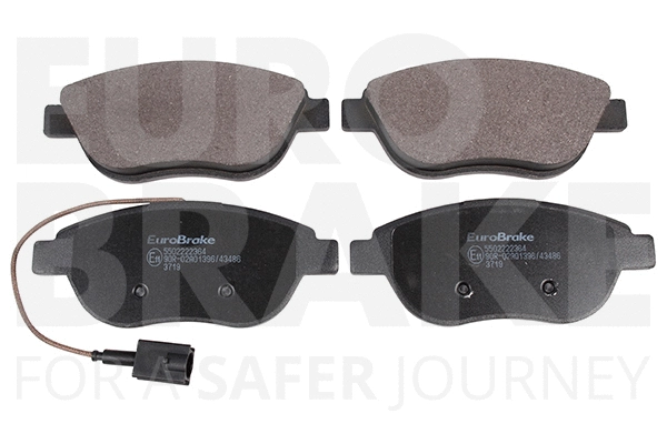 Kit de plaquettes de frein, frein à disque EUROBRAKE 5502222364