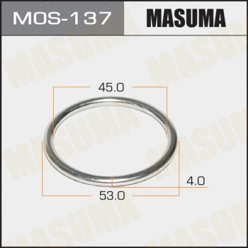 Bague d'étanchéité, tuyau d'échappement MASUMA MOS-137