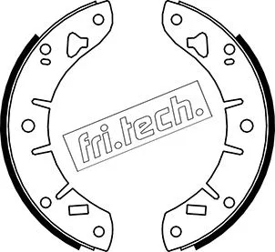 Jeu de mâchoires de frein fri.tech. 1007.018