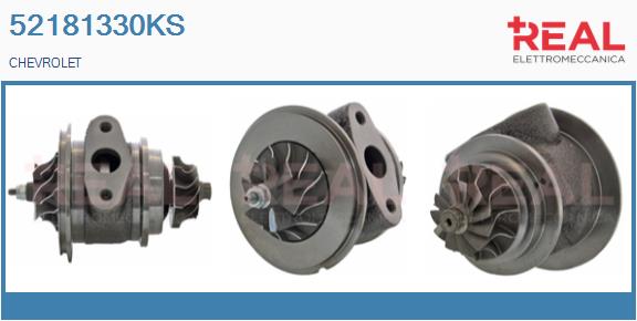 Groupe carter, turbocompresseur REAL 52181330KS